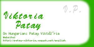 viktoria patay business card